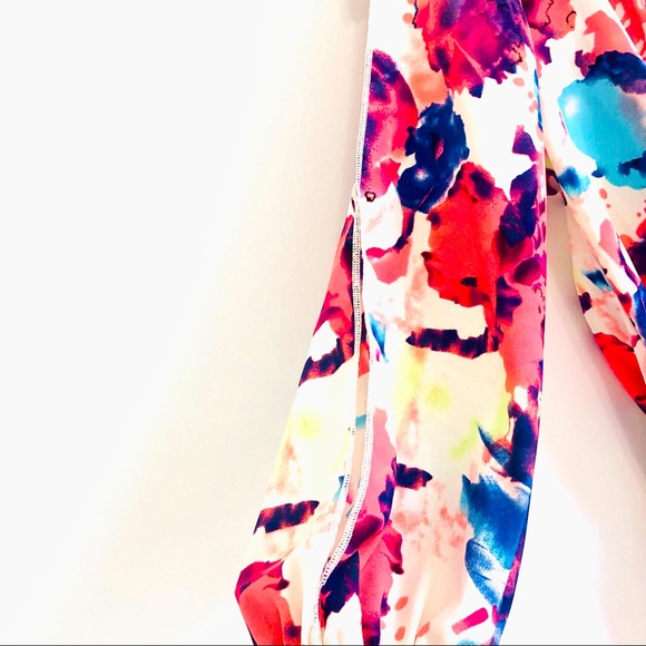 NWT | By Together | Floral Cold Shoulder Romper - Picture 3 of 6